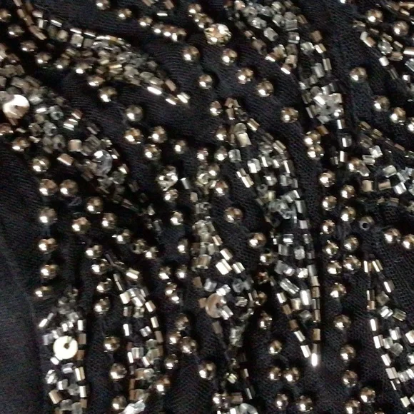 Parker Black sequin Dress, 8 - Picture 10 of 11